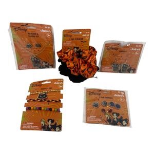 Disney Hocus Pocus Jewelry Set Claire's Halloween Necklace Earrings Bracelet NEW